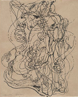 Automatic drawing by Andre Masson
